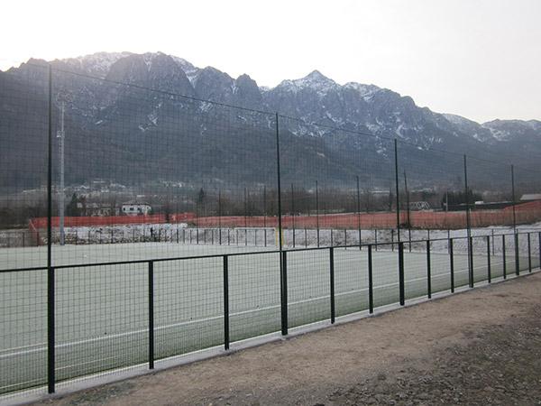 Recinzione campo da calcio Borgo Valsugana