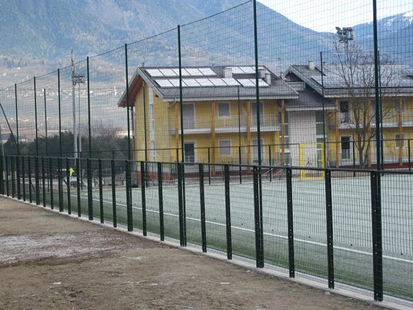 Recinzione campo da calcio Borgo Valsugana