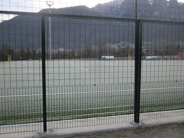 Recinzione campo da calcio Borgo Valsugana