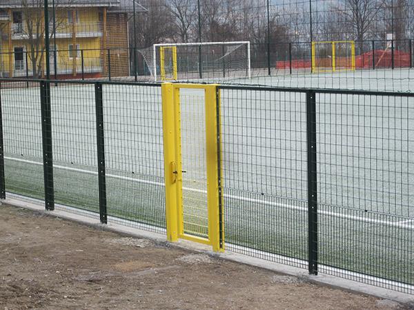 Recinzione campo da calcio Borgo Valsugana